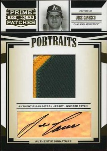 2005 Donruss Prime Patches Number Patch Auto /25   