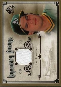 2005 SP Legendary Cuts Legendary Lineage Jersey       