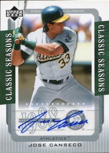 2005 Upper Deck Classics Seasons Signatures Auto        