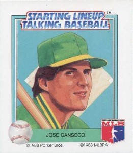 1988 Starting Lineup Talking Baseball           