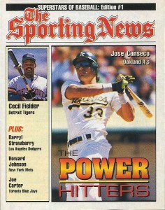 1992 Sporting News Superstars of Baseball Edition #1 The Power Hitters      