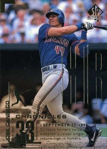 1999 SP Authentic Home Run Chronicles             