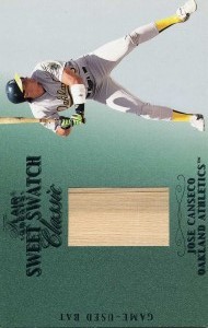 2003 Flair Greats Sweet Swatch Bat /214     