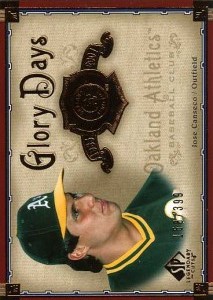 2005 SP Legendary Cuts Glory Days /399                   