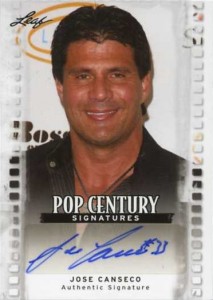 2011 Leaf Pop Century Signatures Autograph  