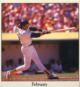 1992 Baseball's Best Calendar Cut            