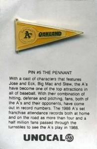 1989 Unocal Pin The Pennant 