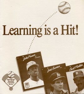 1990 Donruss Learning Series Folder         