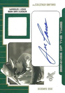 2004 E-X Signings of the Times Pewter Autograph Jersey /27                