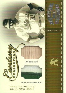 2004 Throwback Threads Century Collection Prime Patch/Bat /10             