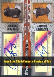 2004 Topps Pristine Two of a Kind Dual Autographs /13                