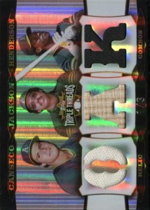 2006 Topps Triple Threads Relic Combos Platinum /3                     
