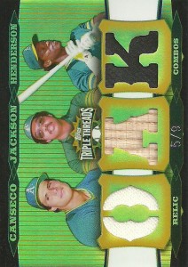 2006 Topps Triple Threads Relic Combos Gold /9                  