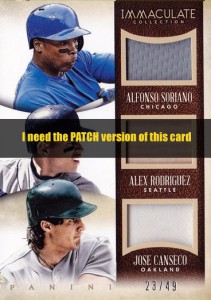 2014 Immaculate Trios Triple Patch /10                